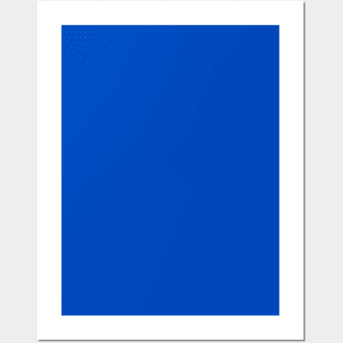 Chroma key colour Blue Posters and Art